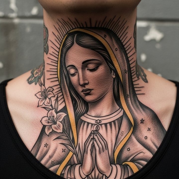 92 Sensational Virgin Mary Tattoo Designs And Discover Their Meanings! 92 Sensational Virgin Mary Tattoo Designs And Discover Their Meanings!