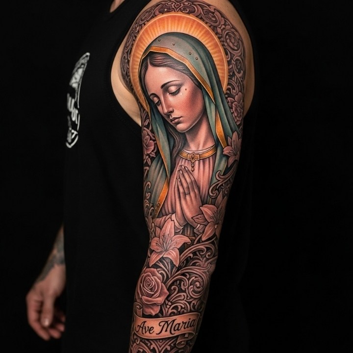 92 Sensational Virgin Mary Tattoo Designs And Discover Their Meanings! 92 Sensational Virgin Mary Tattoo Designs And Discover Their Meanings!