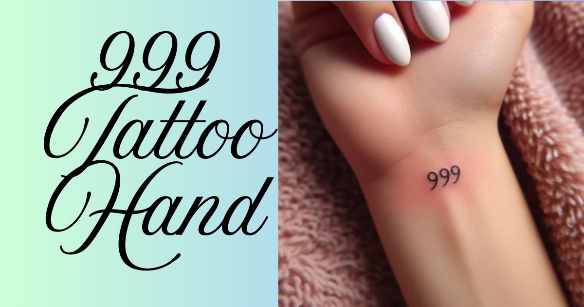 999 Tattoo Hand 999 Tattoo Hand