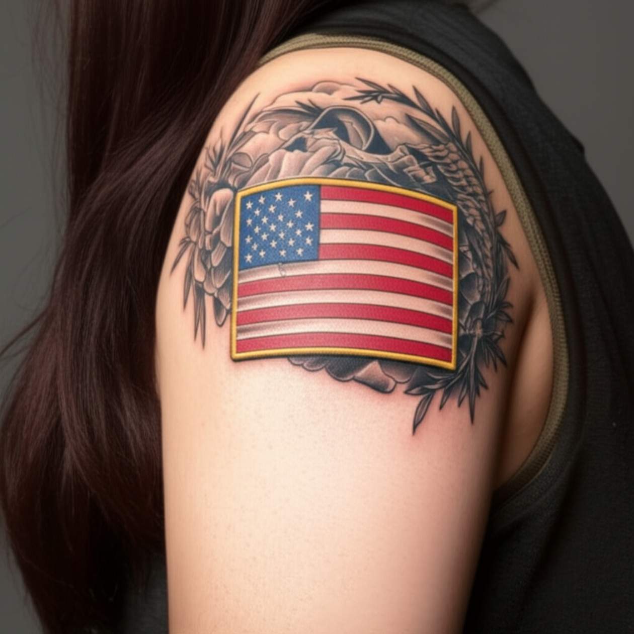 American Flag Shoulder American Flag Shoulder