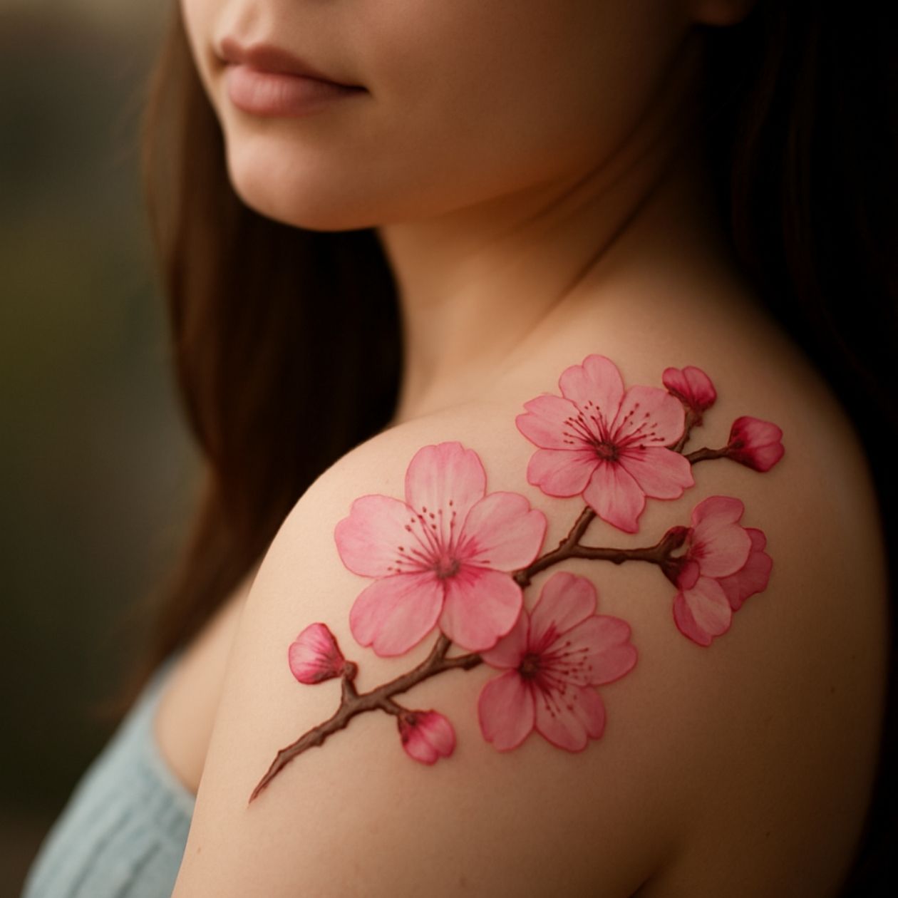 Cherry Blossom Shoulder Cherry Blossom Shoulder