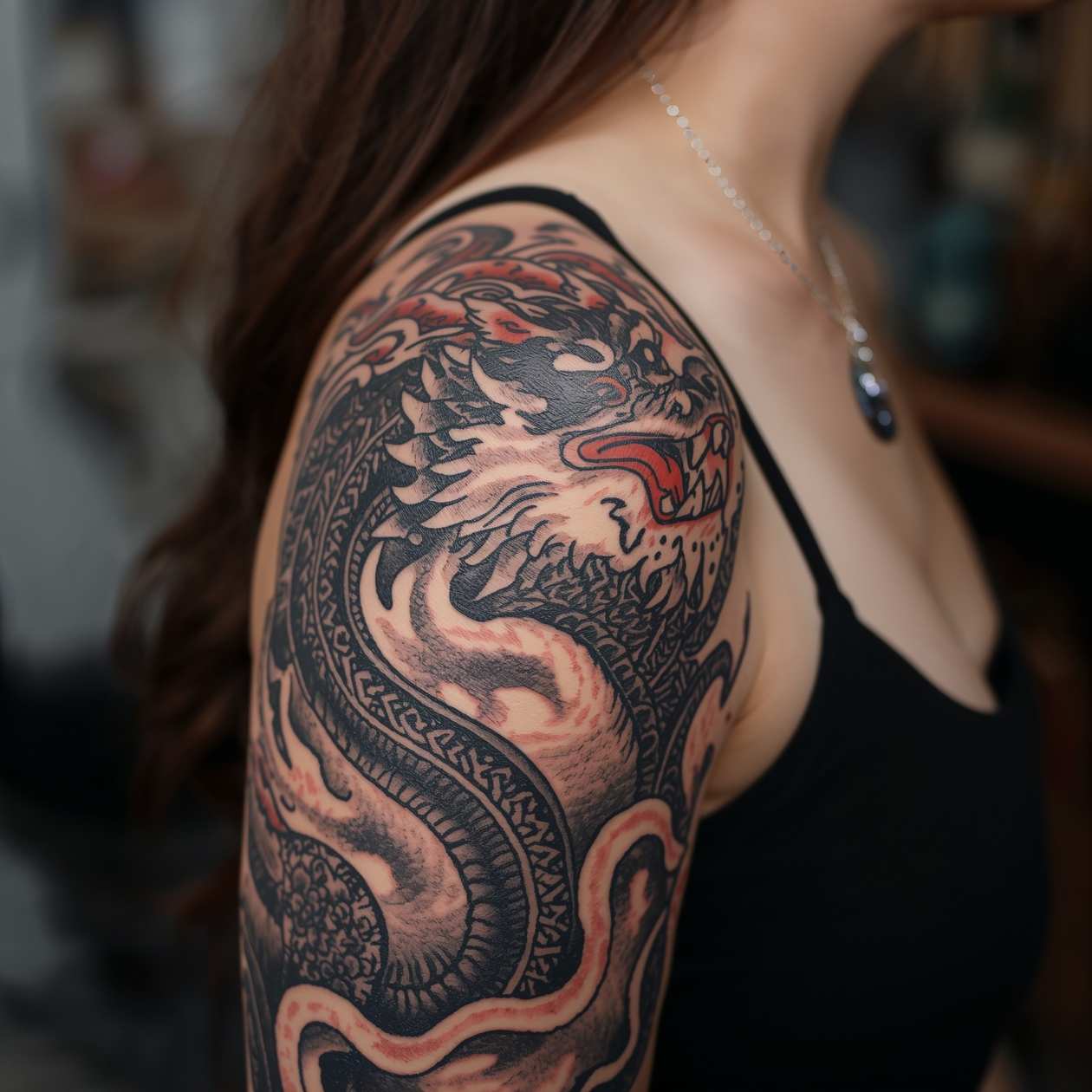 Dragon Shoulder Tattoo Dragon Shoulder Tattoo