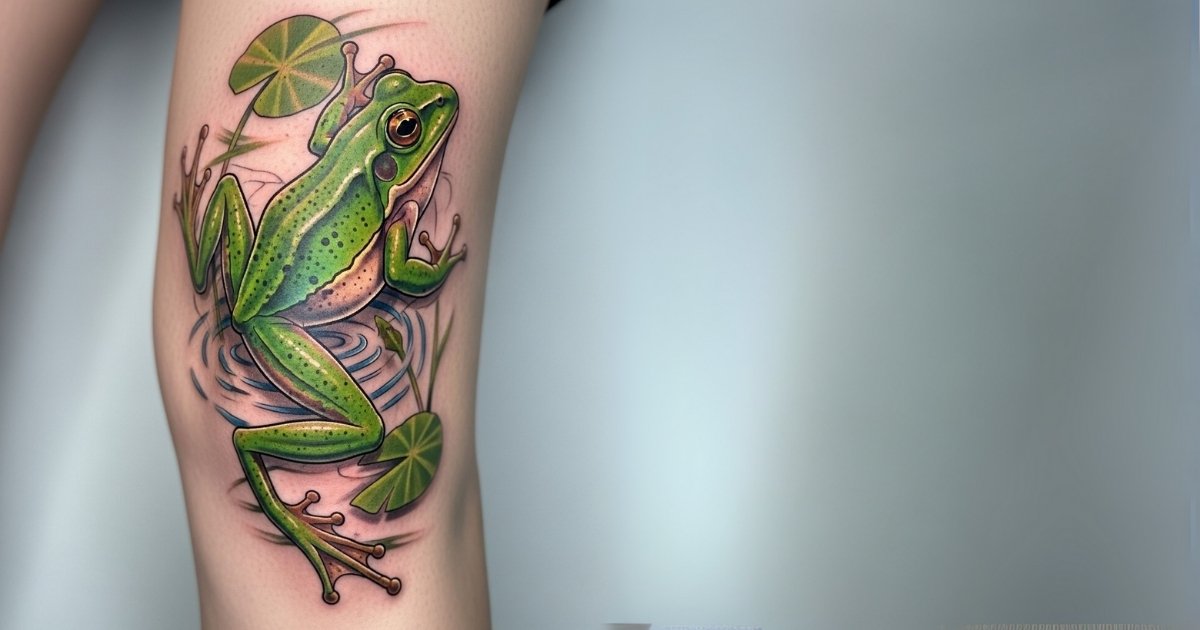 Frog Knee Tattoo Frog Knee Tattoo