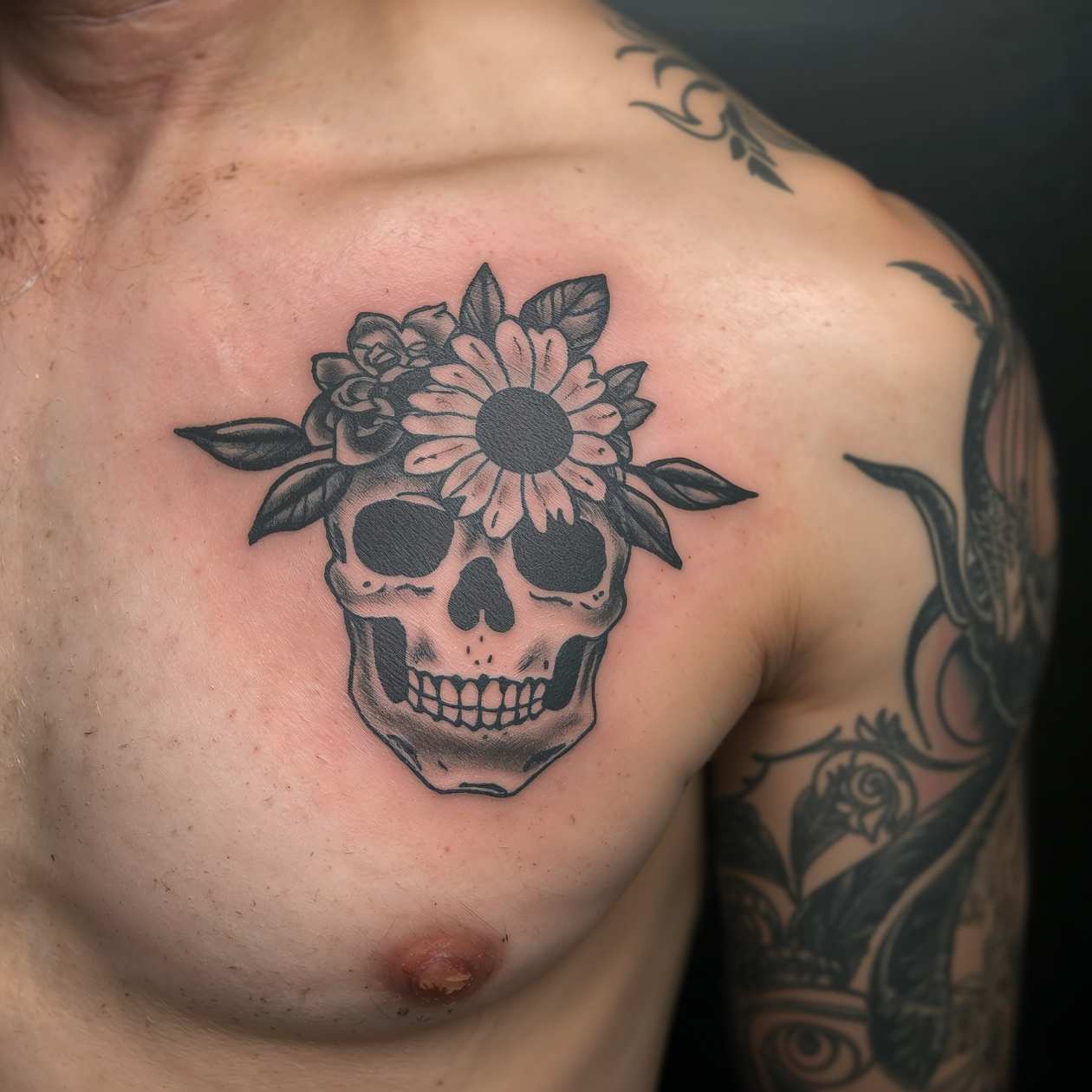 Front Shoulder Tattoo Front Shoulder Tattoo