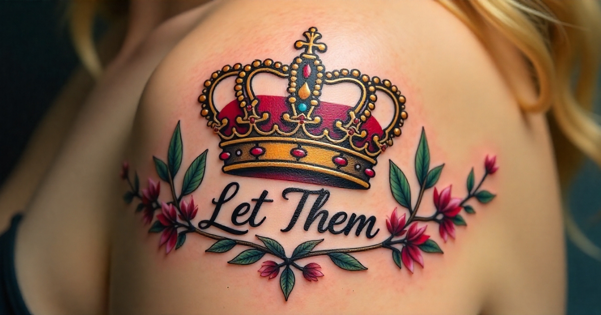 Let Them Crown Tattoo