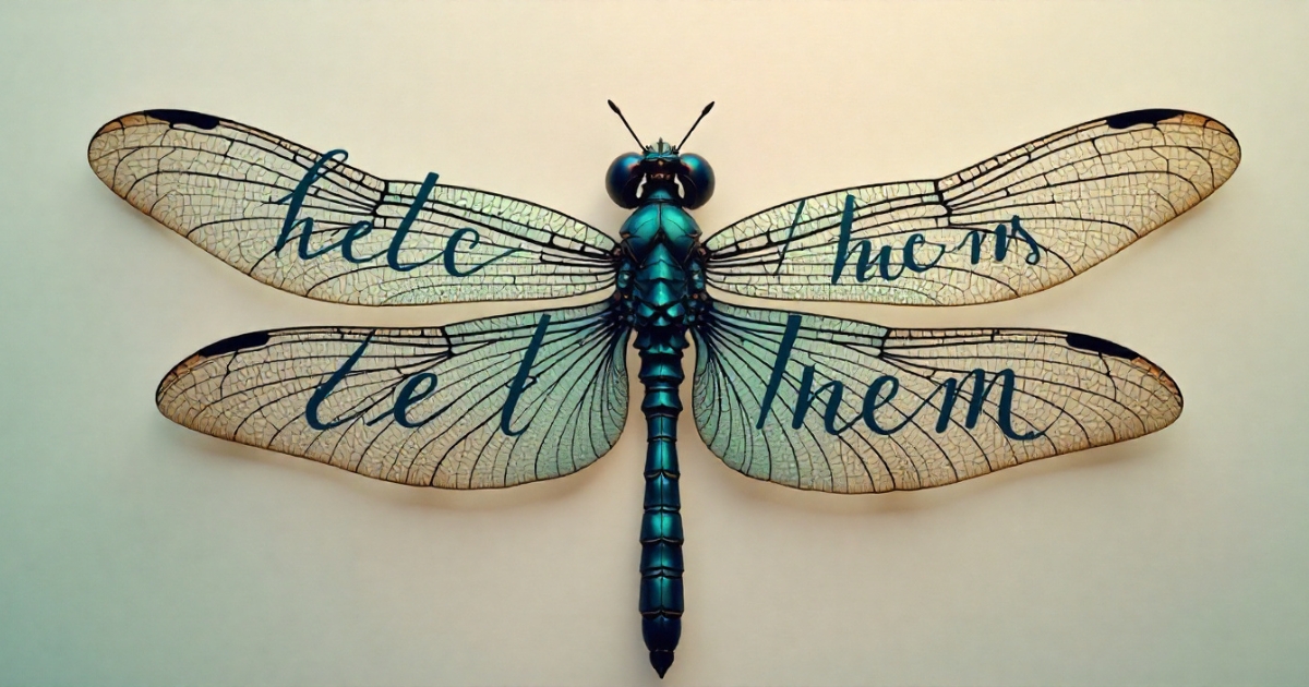 Let Them Dragonfly Tattoo