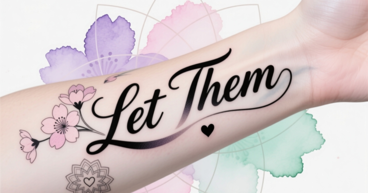 Let Them Forearm Tattoo