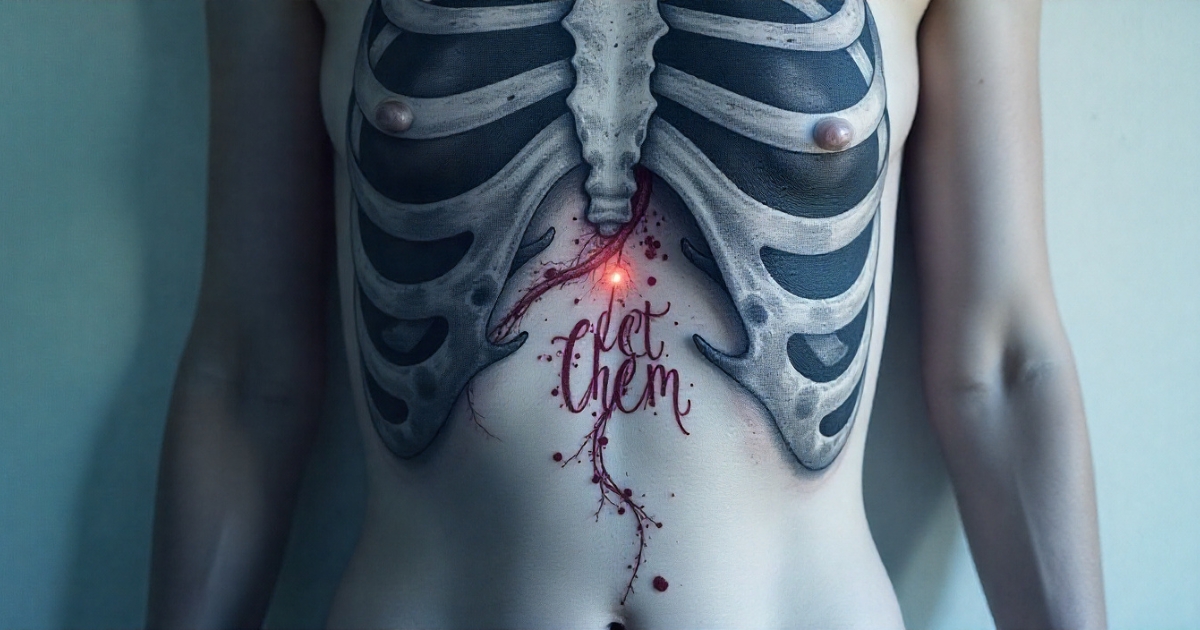 Let Them Ribs Tattoo