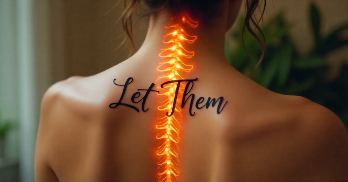 Let Them Spine Tattoo