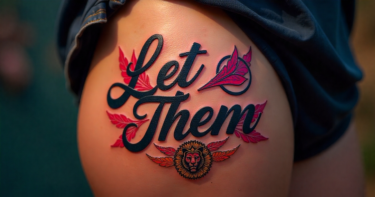 Let Them Tattoo on Leg
