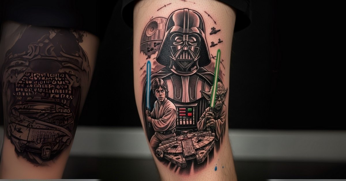 Star Wars Knee Tattoo Star Wars Knee Tattoo