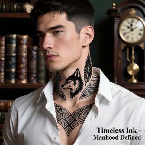 Classy Neck Tattoos For Men
