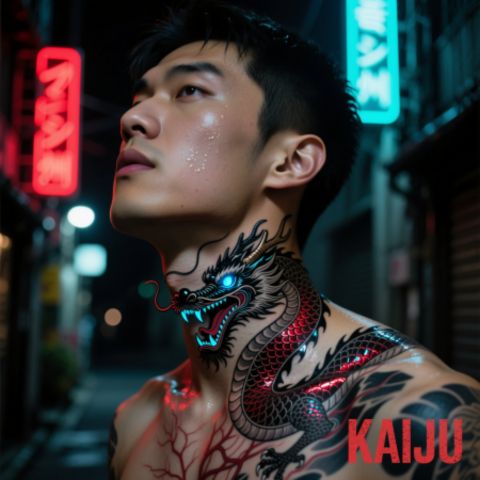 Dragon Throat Tattoo