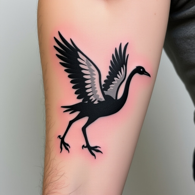 Japanese Crane Tattoo Japanese Crane Tattoo