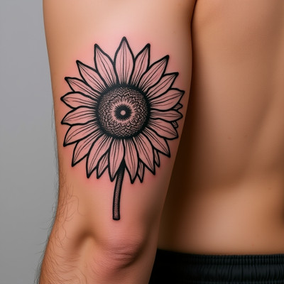 Manly Chrysanthemum Tattoo Manly Chrysanthemum Tattoo