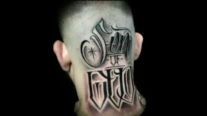Name Neck Tattoos 53 Awesome Designs