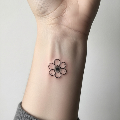 Small Flower Tattoo Small Flower Tattoo