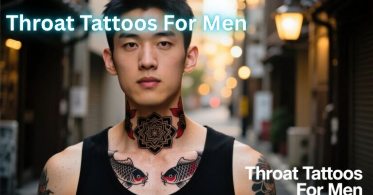 Throat Tattoos For Men