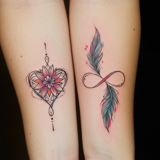 Twin Flame Tattoos For Couples Twin Flame Tattoos For Couples
