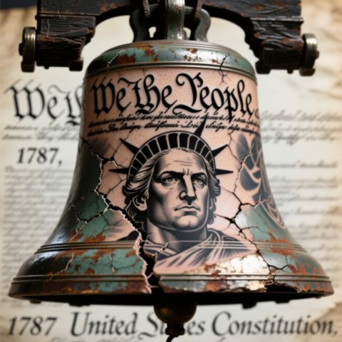 We The People Liberty Bell Tattoo