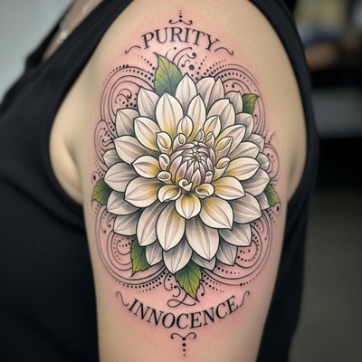 White Dahlia Tattoo Meaning White Dahlia Tattoo Meaning