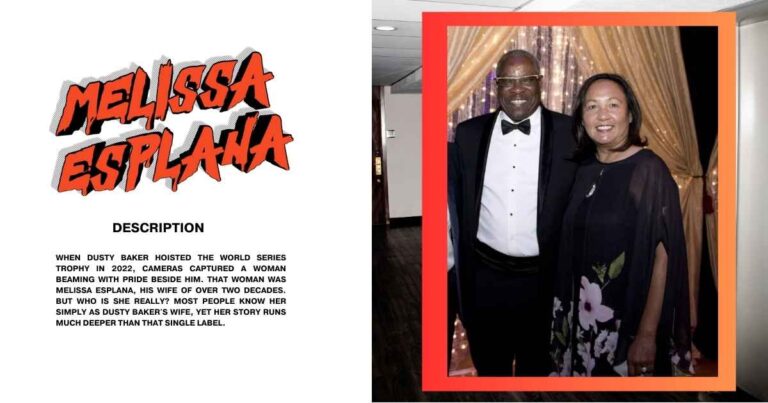 Who Is Melissa Esplana? Life, Family, and Story Behind Dusty Baker’s Wife