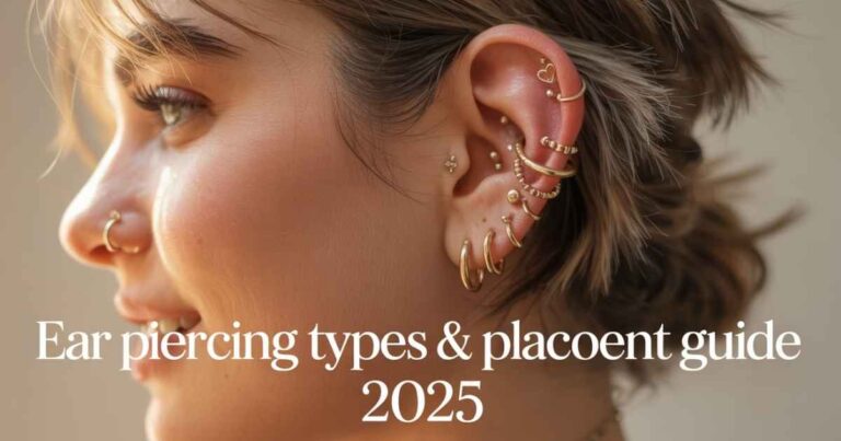 Ear Piercing Types and Placement Guide: Discover Options for a Stylish Look