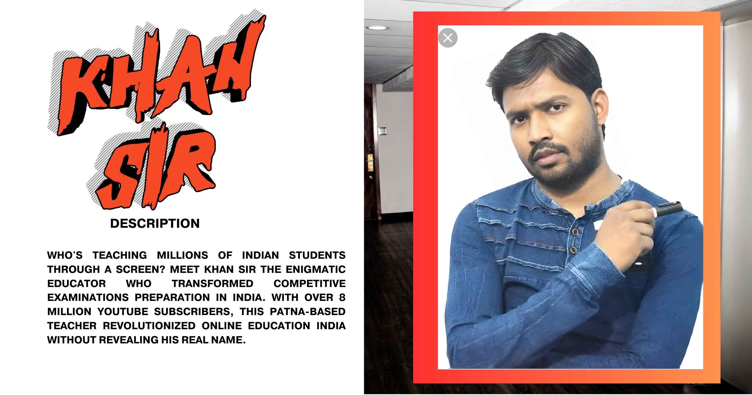 Khan Sir Biography Age, Education, Career, Achievements & More